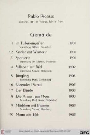 Gemälde (Nr.1-76)