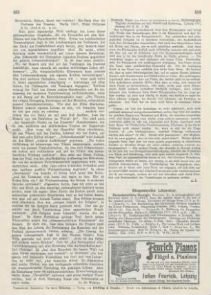 Eingesandte Literatur