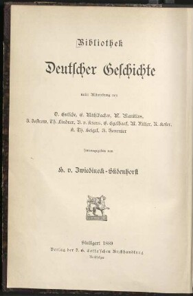 Deutsche Geschichte unter den sächsischen und salischen Kaisern : (911- 1125)