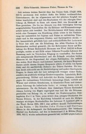 305-307 [Rezension] Corpus catholicorum; Band 8-10