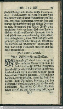 Das XXIV. Capitel. Von Glieder-Kranckheiten
