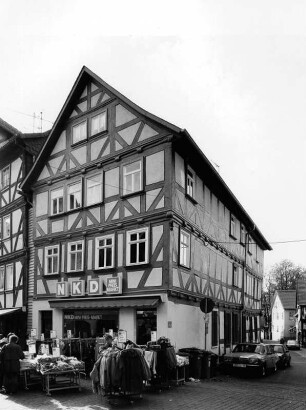 Wohn- und Geschäftshaus; Alsfeld, Obergasse 24