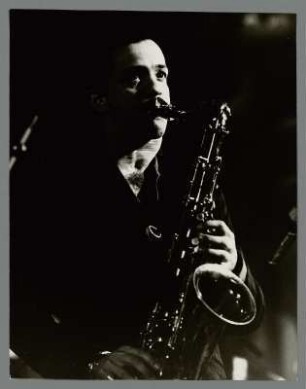 John Purcell : Portrait des Jazzmusikers John Purcell beim Jazz Jamboree Warschau 1983