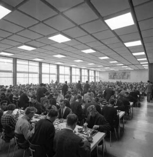 Eröffnung der neuen Mensa der Technischen Hochschule.