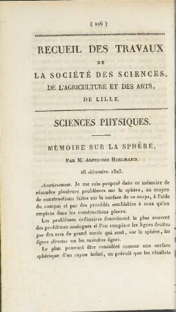 Sciences Physiques