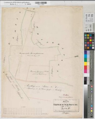 Ehringhausen (Geseke), Dedinghausen (Lippstadt), Teilung des Ehringhauser Bruches, Reinkarte Sektion 2