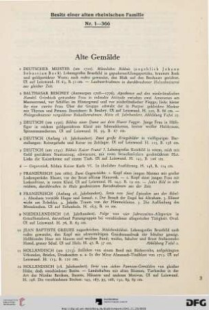 Alte Gemälde (Nr. 1-22)