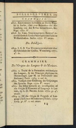 Grammaire.