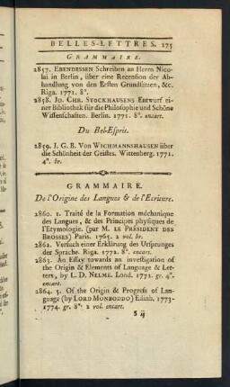 Grammaire.