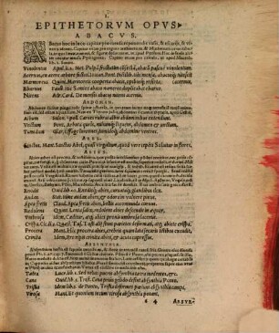 Epithetorvm Ioannis Ravisii Textoris Nivernensis opus absolutissimum