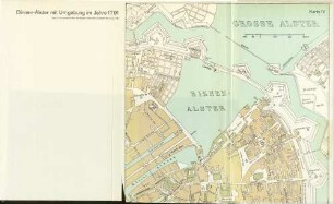 Karte IV: Binnen-Alster mit Umgebung im Jahre 1791