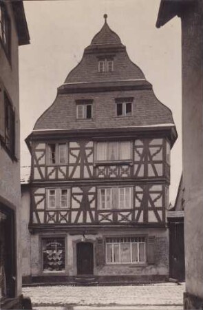 am Glan, Untergasse 54. Fachwerk-Wohnhaus