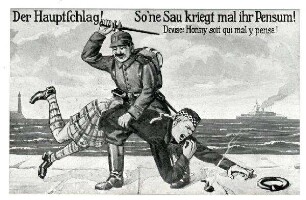 Nr. 54: Der Hauptschlag! So'ne Sau (Engländer) kriegt mal ihr Pensum! ... (verboten)