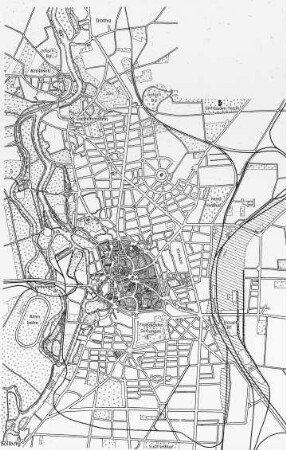Halle (Saale), Stadtplan nach Fritz Schlüter