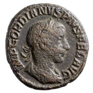 Münze, As, 241 - 244 n. Chr.