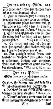 Der 113. Psalm