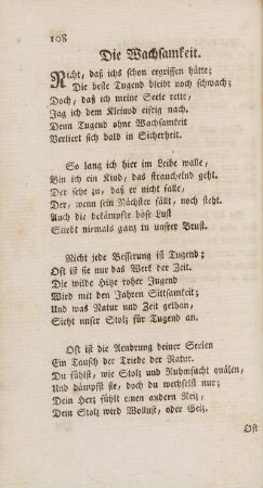 Die Wachsamkeit
