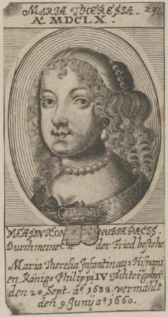 Bildnis von Maria Theresia, Infantin von Spanien