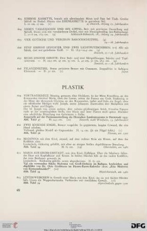 Plastik (Nr. 609-627)