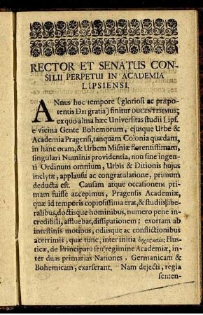 Programma Magnifici Rectoris.