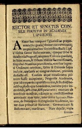 Programma Magnifici Rectoris.