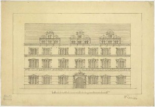 Fürstenhof zu Wismar, Fassade