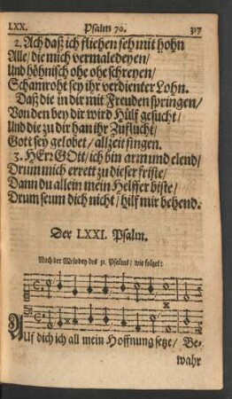 Der LXXI. - LXXX. Psalm.