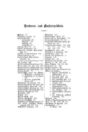 Personen- und Sachverzeichnis