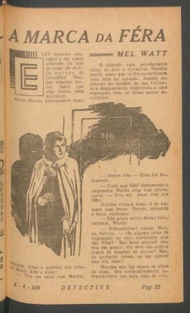 A marca da Féra : [Grande novela]