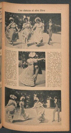 Las danzas al aire libre