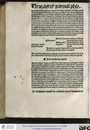 Item intellectus dividitur secundum divisionem obiecti in speculativum...