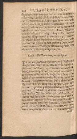 Cap. 9. De Tentatione, ad 10. legem.