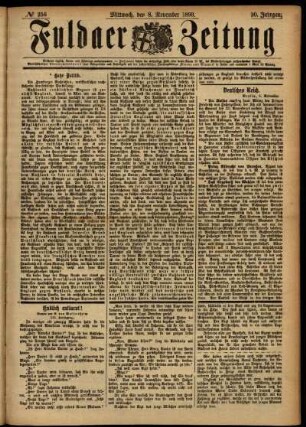 Ausgabe vom Mittwoch, den 08. November 1893.