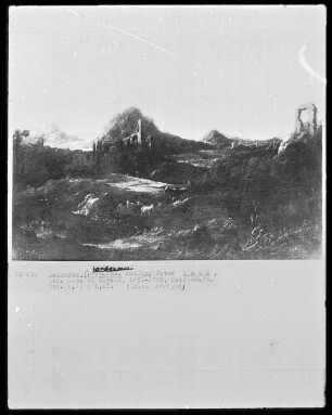 Landschaft mit Ruinen