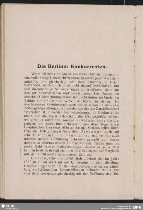 Die Berliner Konkurrenten