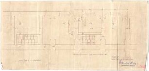 Döllgast, Hans; München; Alte Pinakothek, Wiederaufbau - Decke über 1. OG (Grundriss)