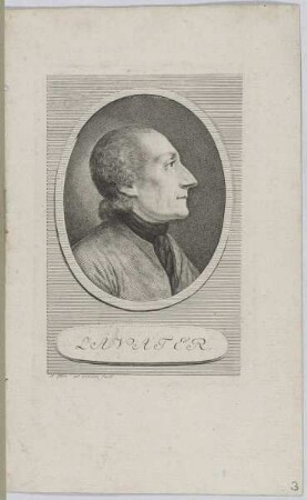 Bildnis des Johann Caspar Lavater