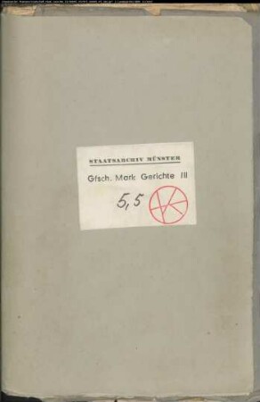 Hypothekenbuch des Kirchspiels Meinerzhagen