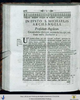 In festo S. Michaelis Archangeli