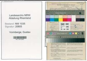 Entnazifizierung Gustav Vormberge , geb. 29.05.1891 (Ingenieur)