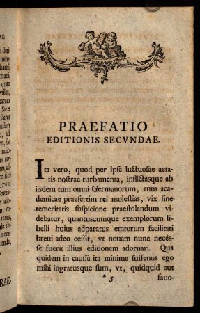 Praefatio Editionis Secundae.