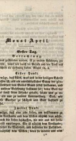 Tägliches Himmelsbrod der Seele oder kurze Betrachtungen auf alle Tage des Jahres : (Manna animae), 2. April, Mai und Juni enthaltend