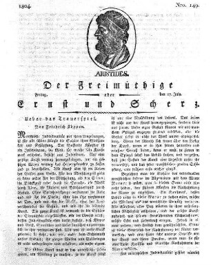 Nro. 149., Freitag den 27. July