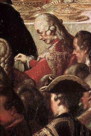 Fest des Goldenen Vlies-Ordens zur Zeit des Kaisers Franz I. Stephan in der Wiener Hofburg