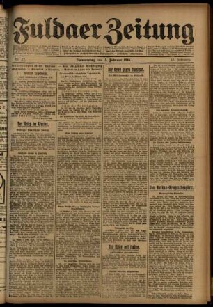 Ausgabe vom Donnerstag, den 03. Februar 1916.