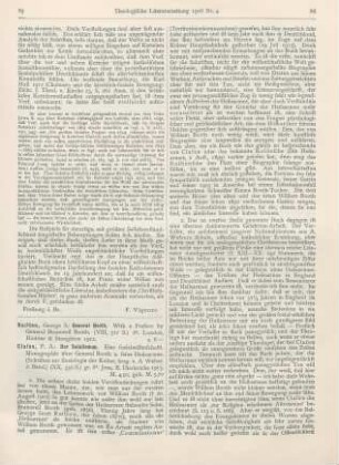 85-88 [Rezension] Railton, George S., General Booth