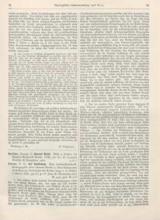 85-88 [Rezension] Railton, George S., General Booth