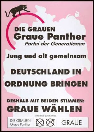 Die Grauen, Bundestagswahl 1998