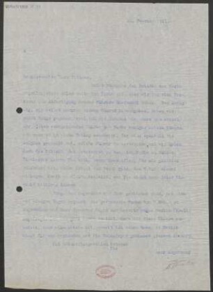Brief an Julius Bittner : 22.02.1911
