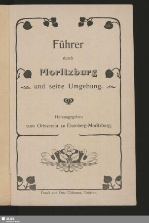 Führer durch Moritzburg und seine Umgebung : [mit Orientierungskarte]